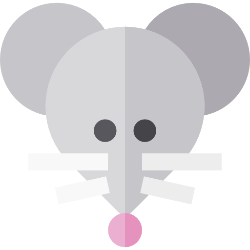 mysz Basic Straight Flat ikona
