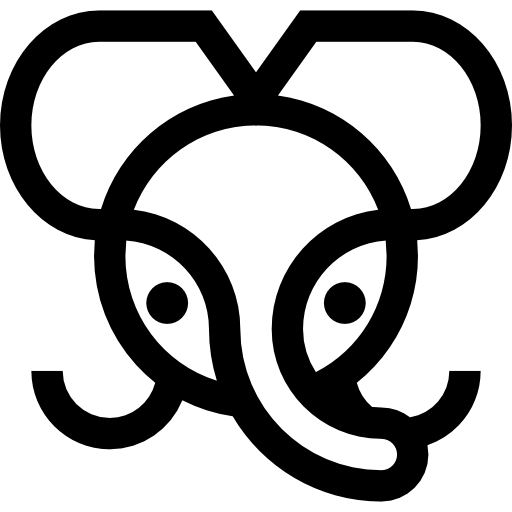 Слон Basic Straight Lineal иконка