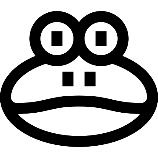 Frog Basic Straight Lineal icon