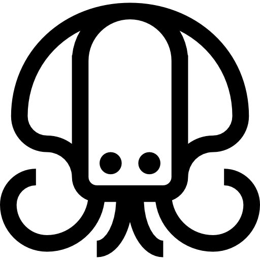 calamar Basic Straight Lineal icono
