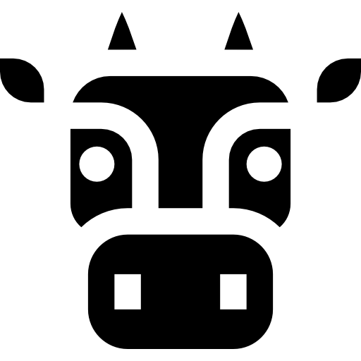 mucca Basic Straight Filled icona