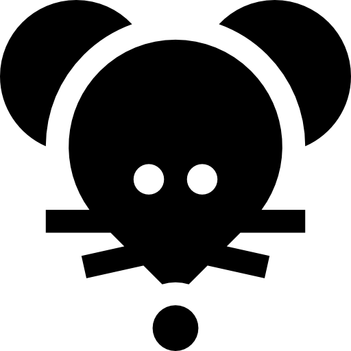 Mouse Basic Straight Filled icon