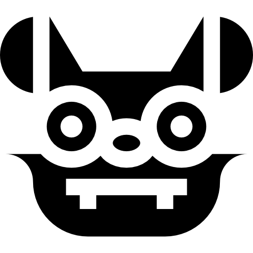 murciélago Basic Straight Filled icono