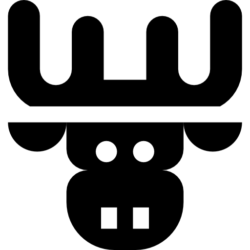 Moose Basic Straight Filled icon