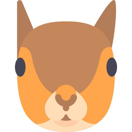Squirrel Special Flat icon