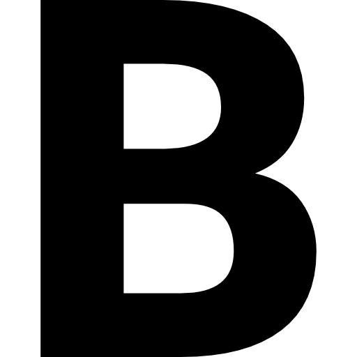 pogrubiony Basic Straight Filled ikona