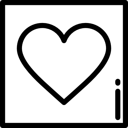 Heart Detailed Rounded Lineal icon