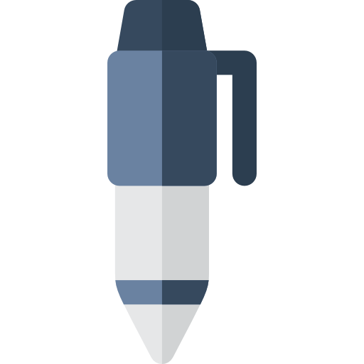bolígrafo Basic Rounded Flat icono