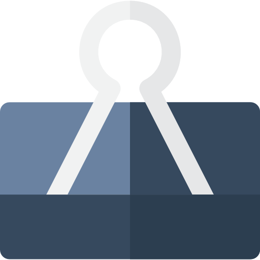 Paperclip Basic Rounded Flat icon