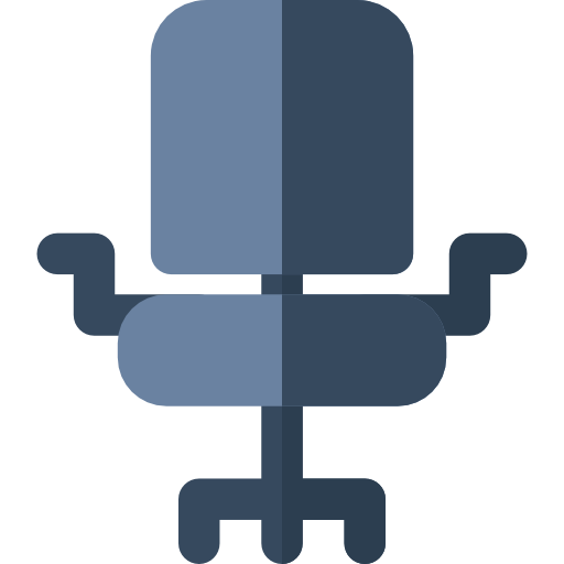 bürostuhl Basic Rounded Flat icon