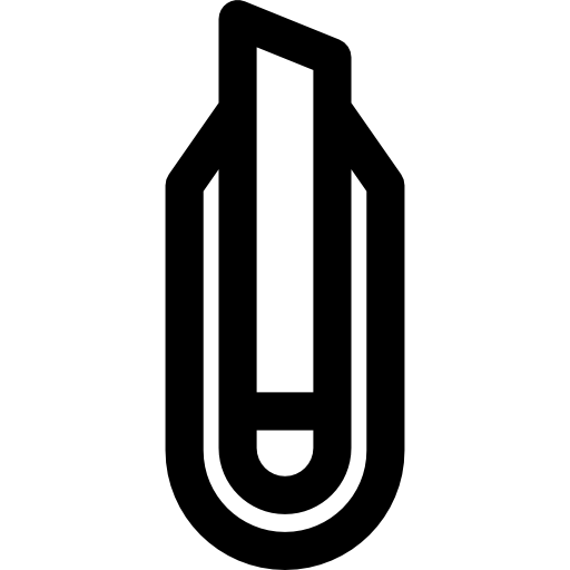 nóż Basic Rounded Lineal ikona