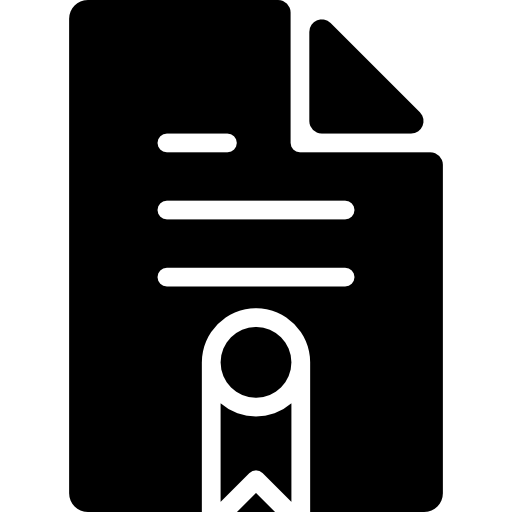 Contract Basic Rounded Filled icon