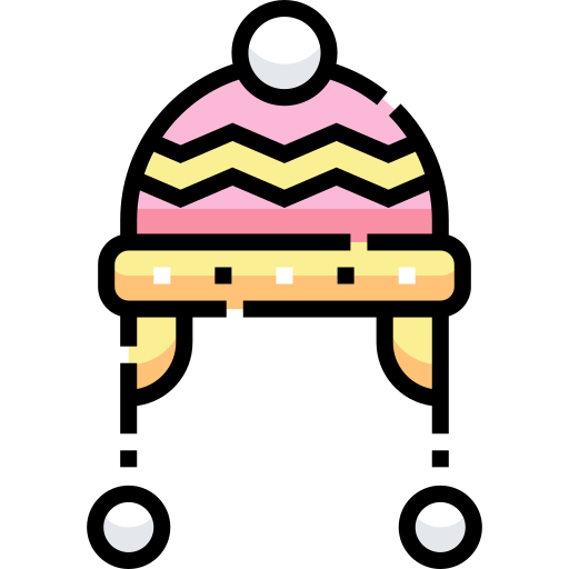 bonnet Detailed Straight Lineal color Icône