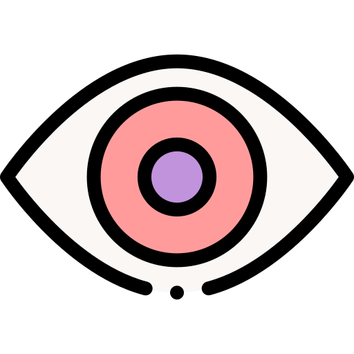 赤眼 Detailed Rounded Lineal color icon