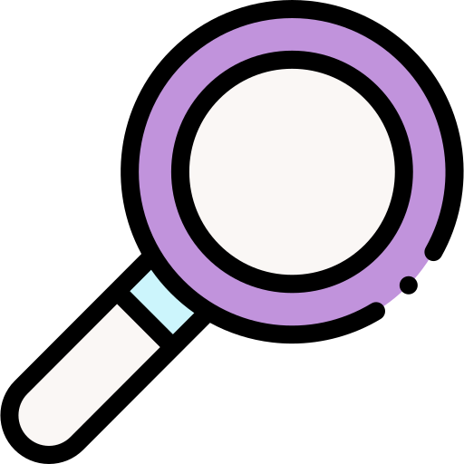 Magnifier Detailed Rounded Lineal color icon