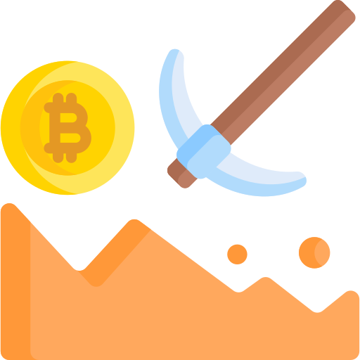 bitcoin-bergbau Special Flat icon