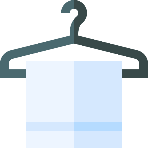 handdoek Basic Straight Flat icoon
