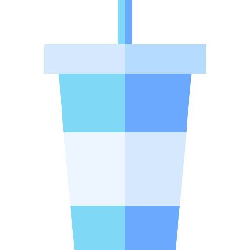 Plastic cup Basic Straight Flat icon
