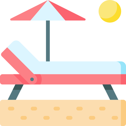chaise de plage Special Flat Icône