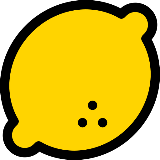레몬 Generic Outline Color icon