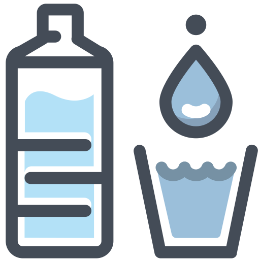Питьевая вода Generic Outline Color иконка