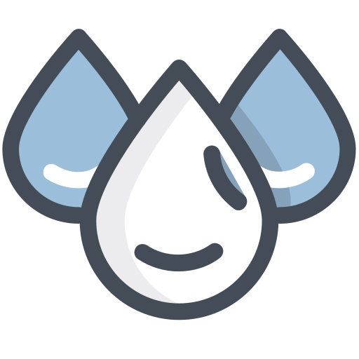 깨끗한 물 Generic Outline Color icon