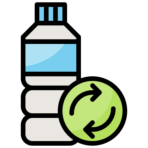 botella reutilizable Generic Outline Color icono