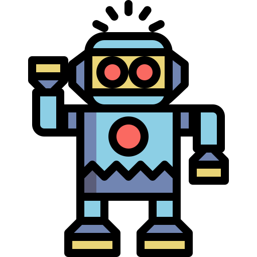 robot Generic Outline Color icona