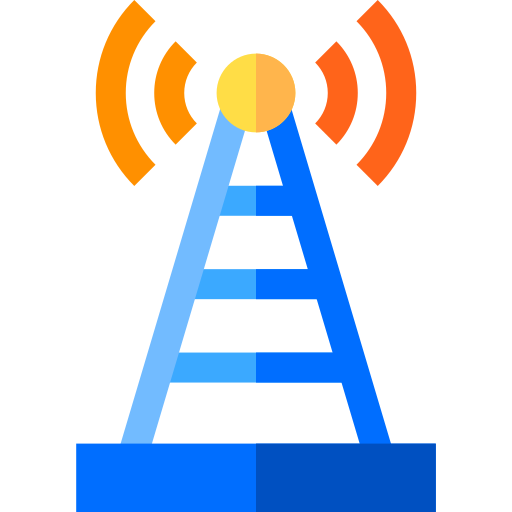 torre di segnalazione Basic Straight Flat icona