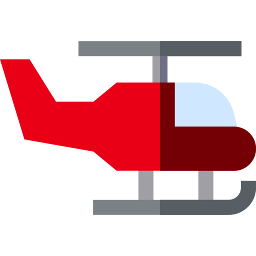 hubschrauber Basic Straight Flat icon