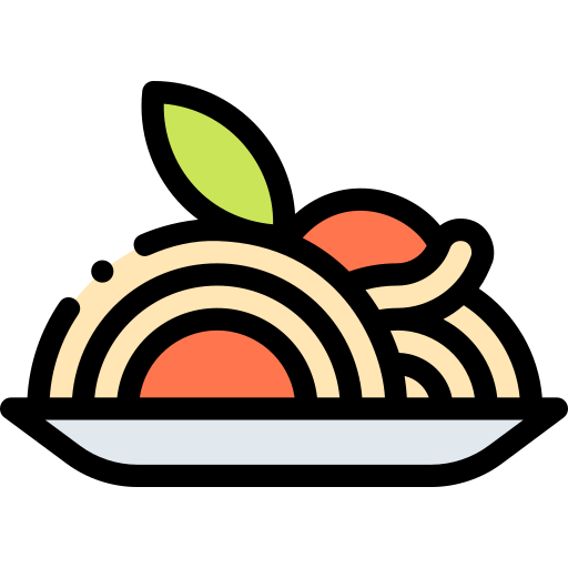 Spaghetti Detailed Rounded Lineal color icon