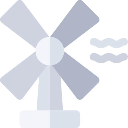 Wind power Basic Rounded Flat icon