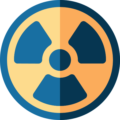 Ядерная Basic Rounded Flat иконка