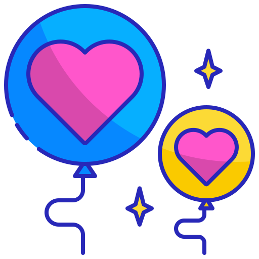 balon Generic Outline Color ikona