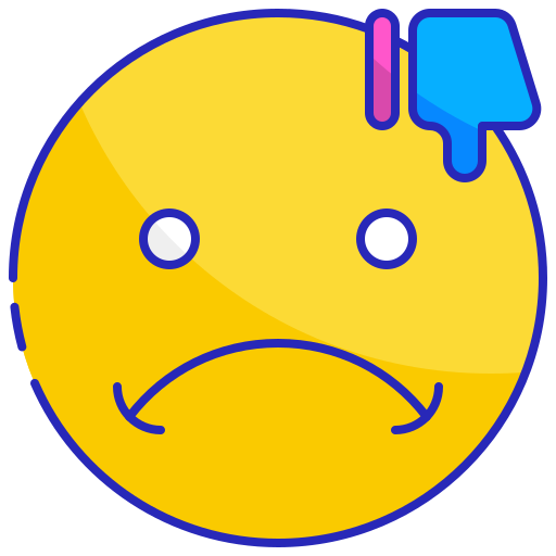 Dissatisfied Generic Outline Color icon