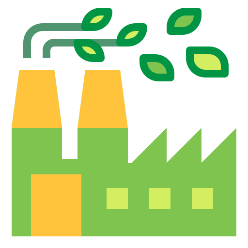 fabbrica verde Generic Flat icona