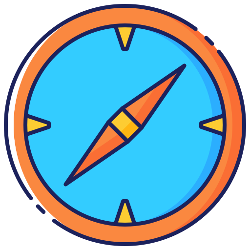 Compass Generic Color Omission icon
