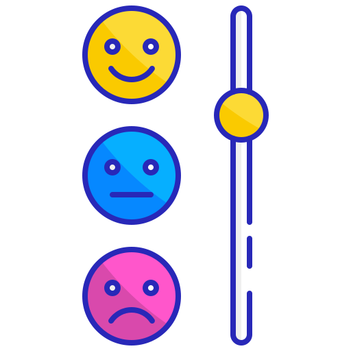 Satisfaction scale Generic Outline Color icon