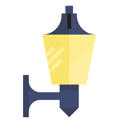 lampa ścienna Generic Flat ikona