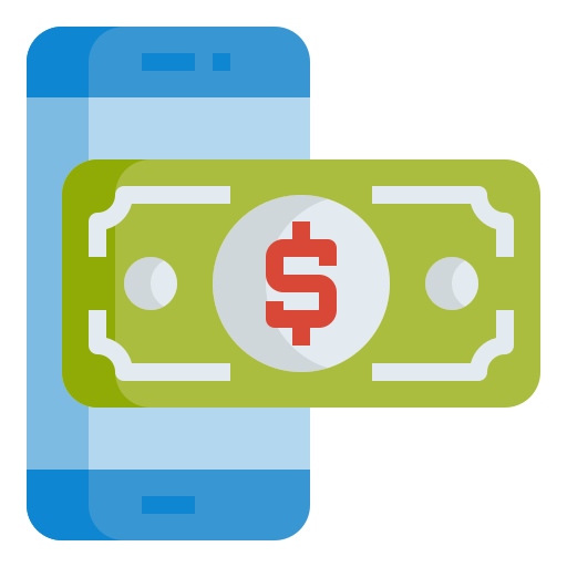 mobiles bezahlen Generic Flat icon