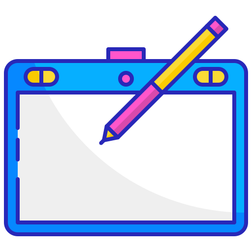 Drawing tablet Generic Outline Color icon