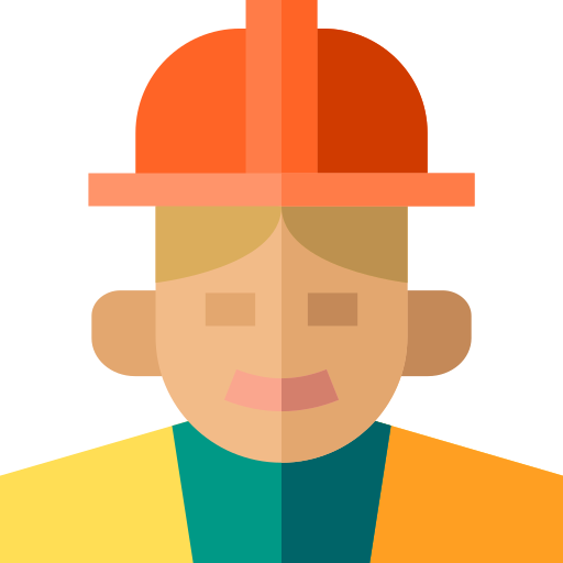 constructor Basic Straight Flat icono