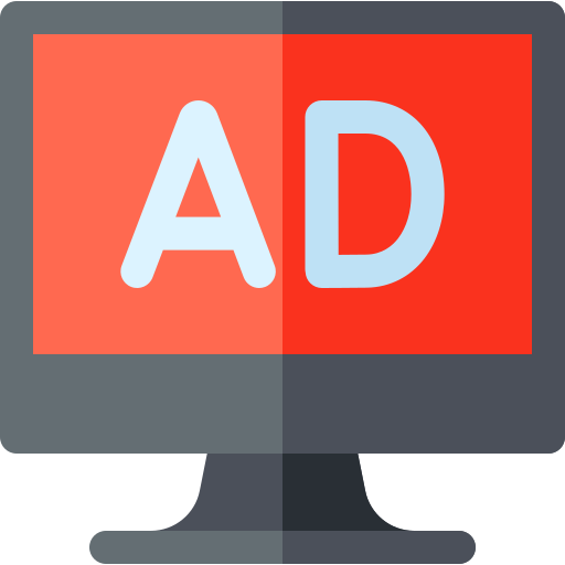 anuncios Basic Rounded Flat icono