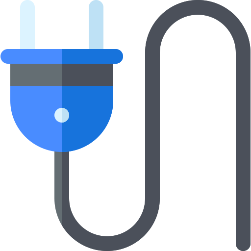 Plug Basic Rounded Flat icon