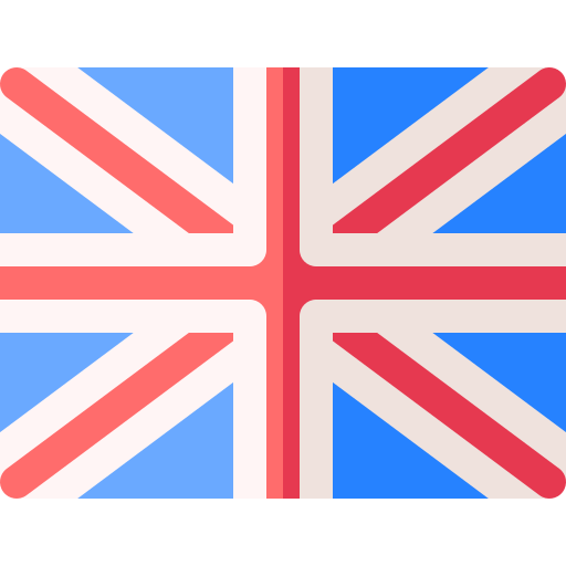 bandera británica Basic Rounded Flat icono