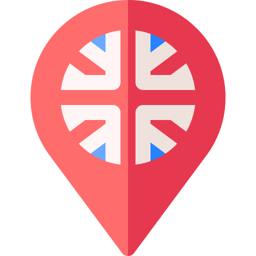 영국 Basic Rounded Flat icon