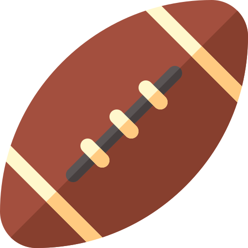 rugby Basic Rounded Flat icon