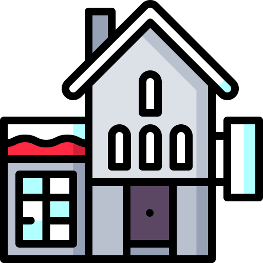 Bed and breakfast Special Lineal color icon