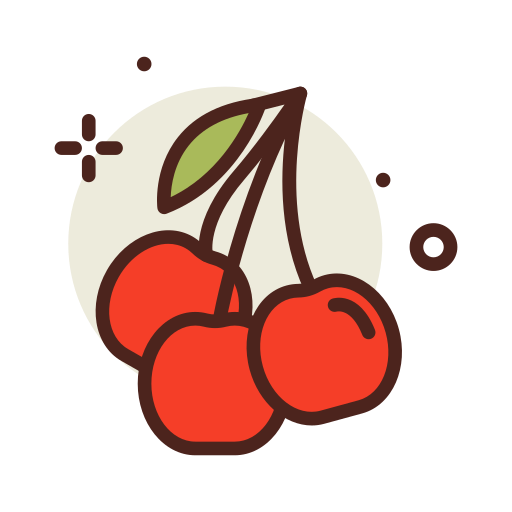 Cherry Darius Dan Lineal Color icon