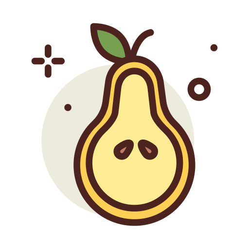 Pear Darius Dan Lineal Color icon